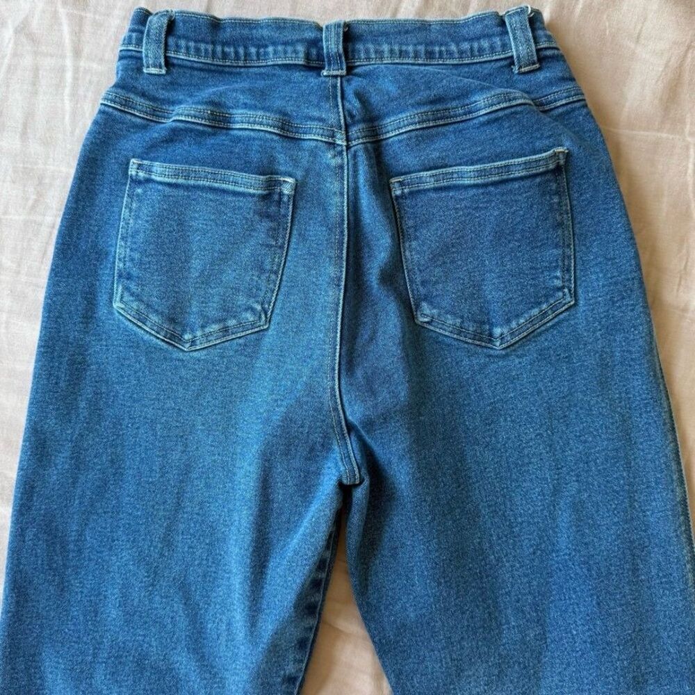 Vintage high rise Denim&Co Blue Mom Jeans size 10 - Picture 3 of 8